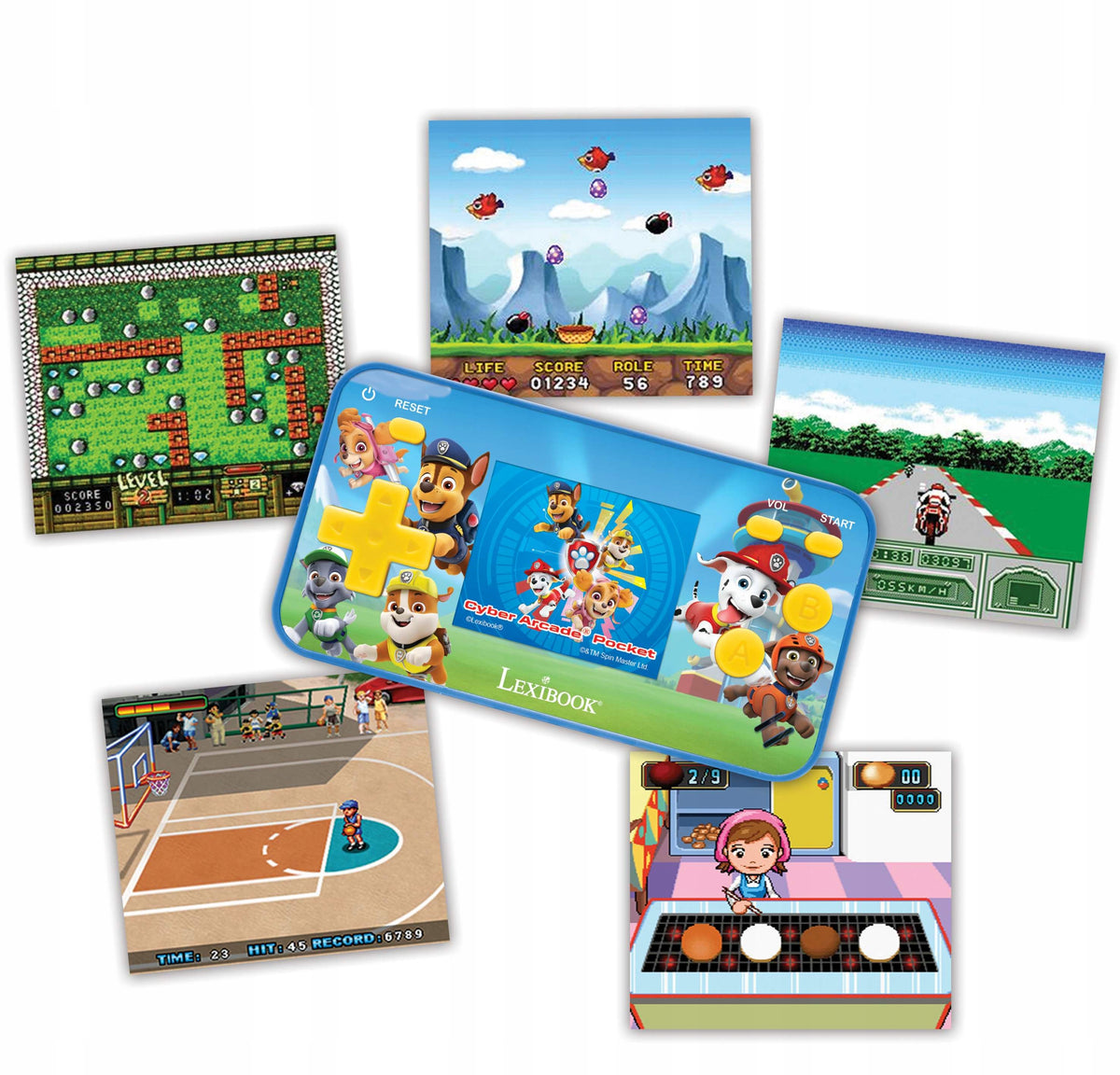 Paw Patrol Portable Kids Console 150 games Batteries included no