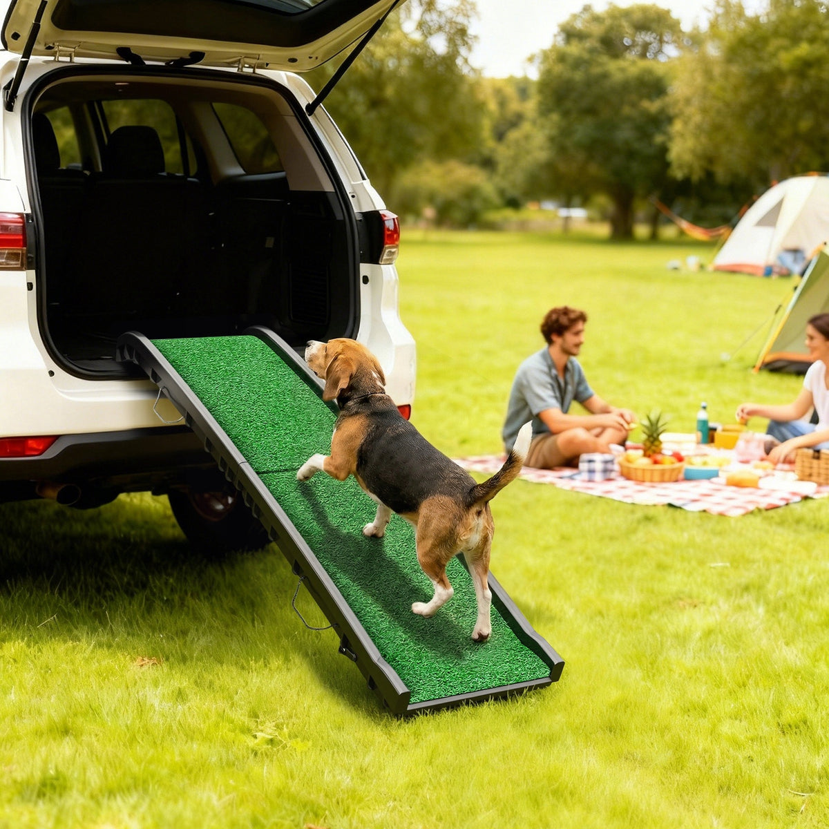 PawHut Dog Ramp Folding, Car and SUV Ramp, Non-Slip Manufacturer code D06-297V00BK