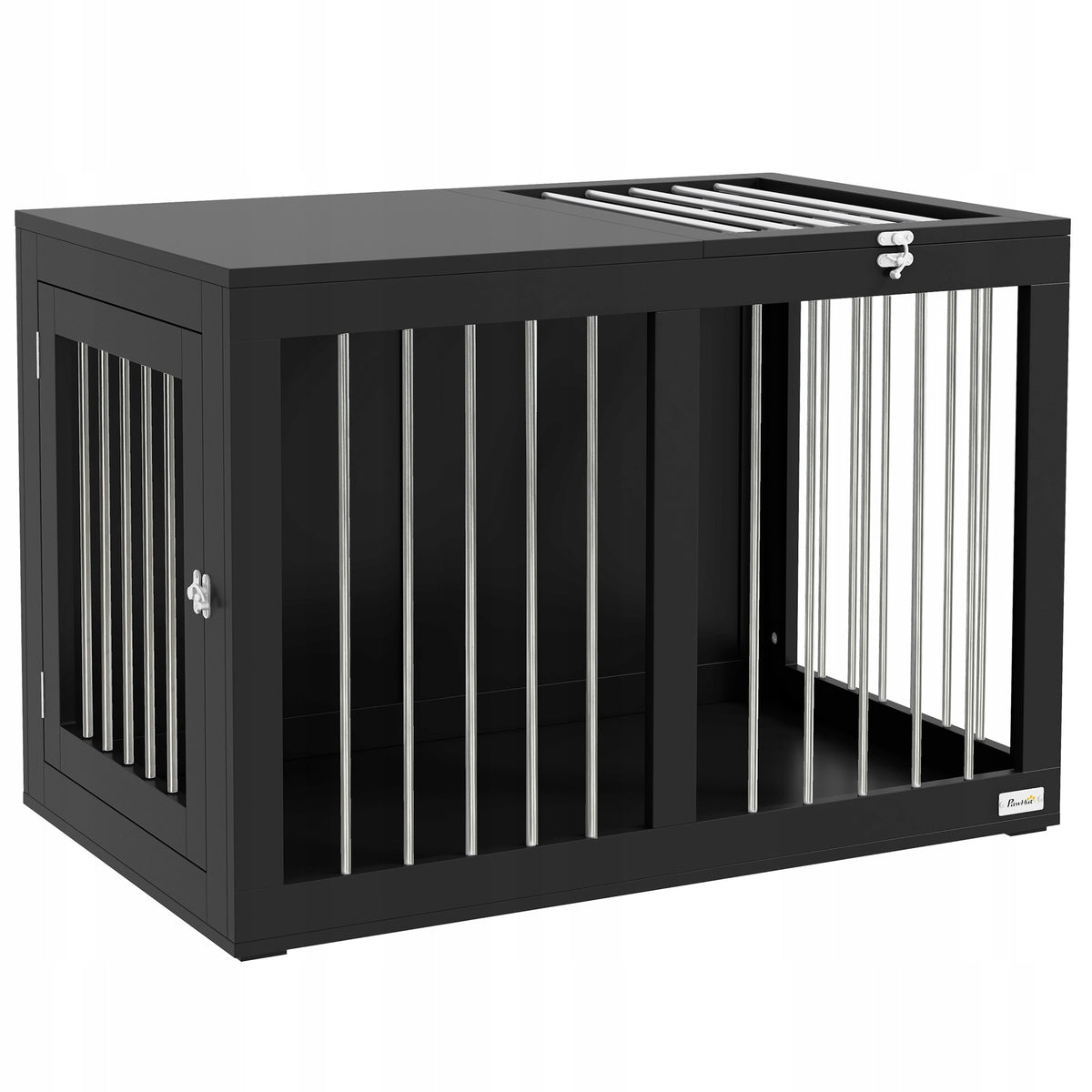 PawHut Dog cage with door to house, transport, 80 x 50 x 56,5 cm