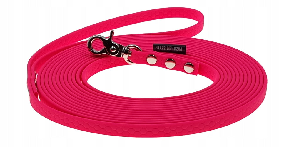 Pazurem Szyte training cord waterproof hexa 10mm 1cm pink neon 3m