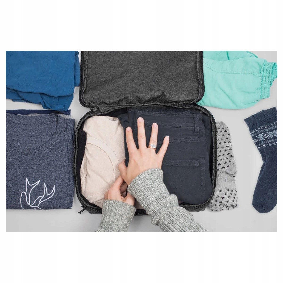 Peak Design Travel Packing Cube Small Ocean Organizer - Blue Model Packing Cube Small