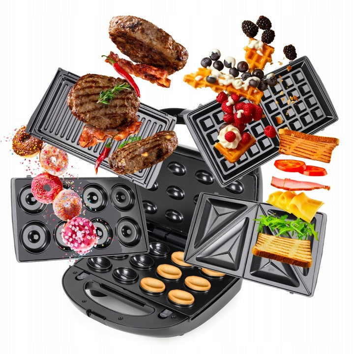 Peanut Toaster Sandwich Toaster Grill Electric Waffle Iron 5-in-1 Manufacturer code KM6723