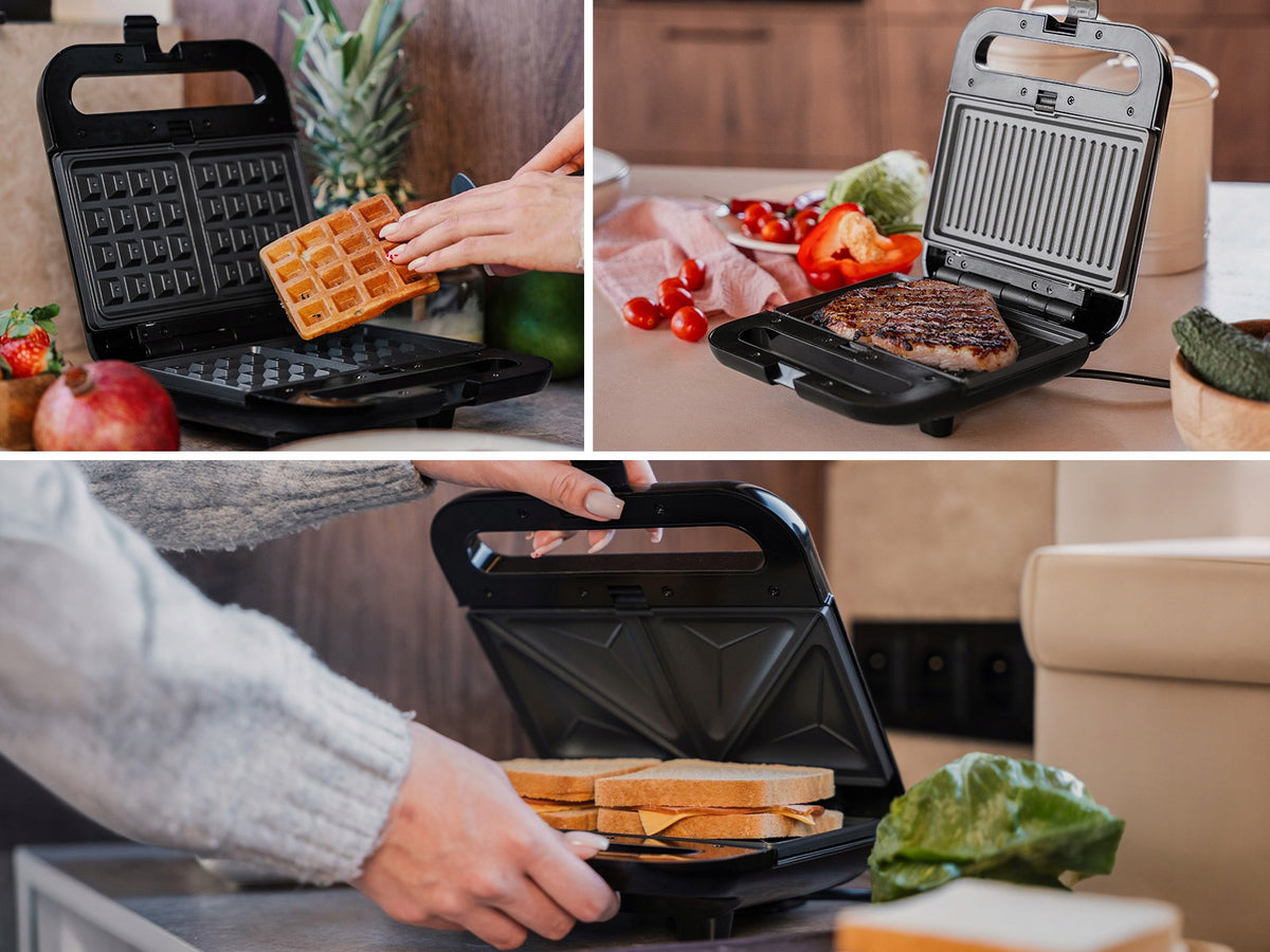 Peanut sandwich toaster sandwich grill waffle maker panini 4in1 Packaging status original
