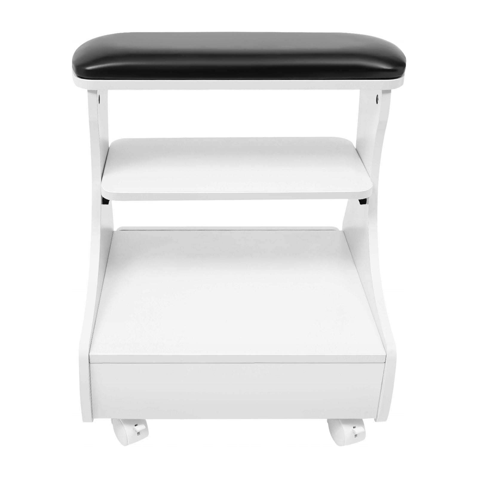 Pedicure Foot Rest, Footbath Stool With Wheels, 52*41*55 cm