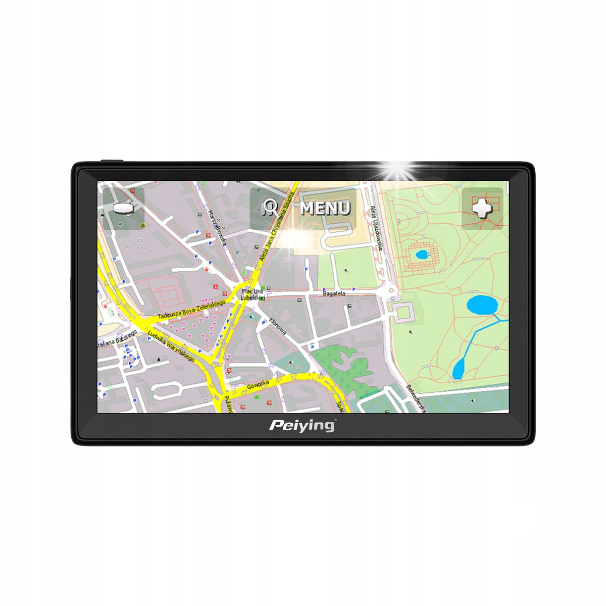 Peiying Alien PY-GPS9000 LCD 9'' car GPS navigation + map of Europe