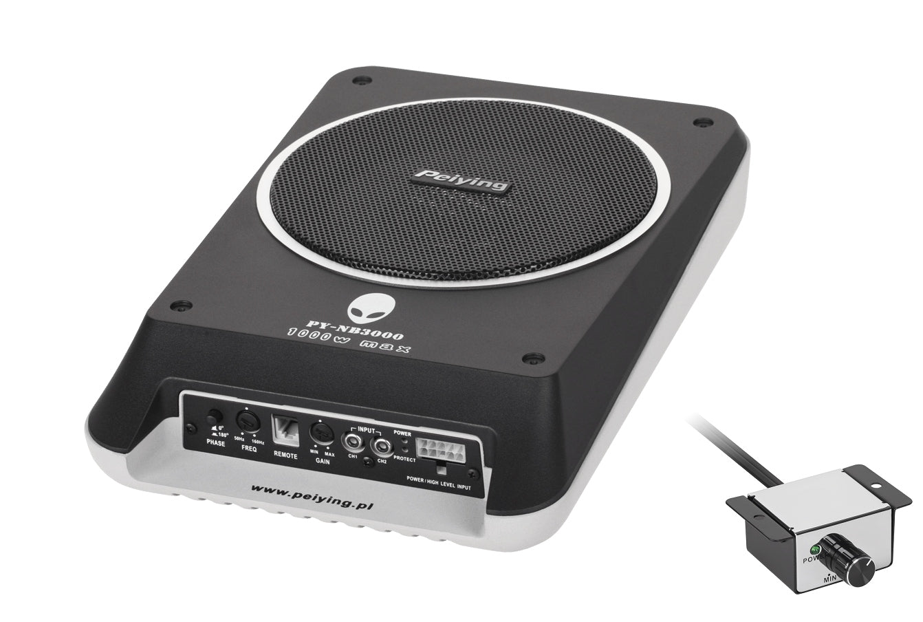 Peiying PY-NB3000 Car Speaker Active Under Seat / Seat + Remote Control