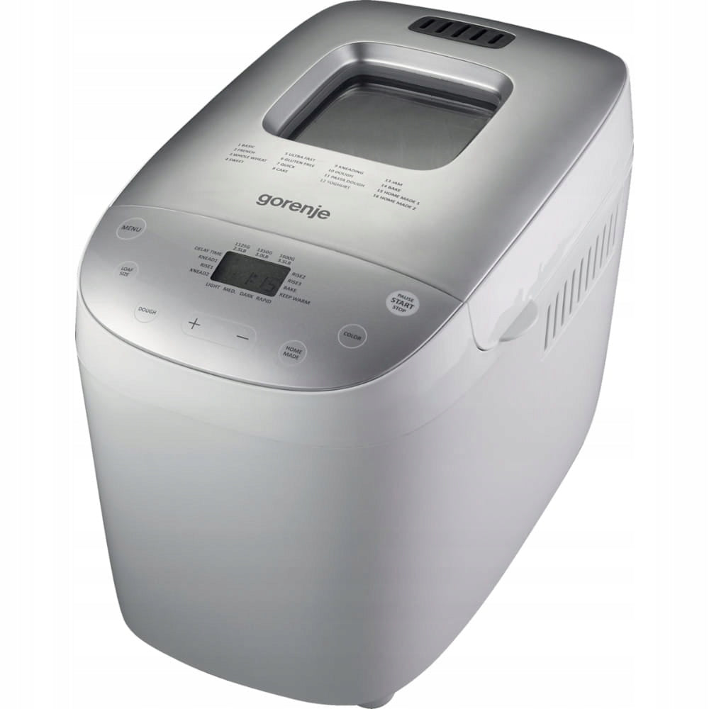 Pekárna na chleba Gorenje BM1600WG stříbrná/šedá 850 W