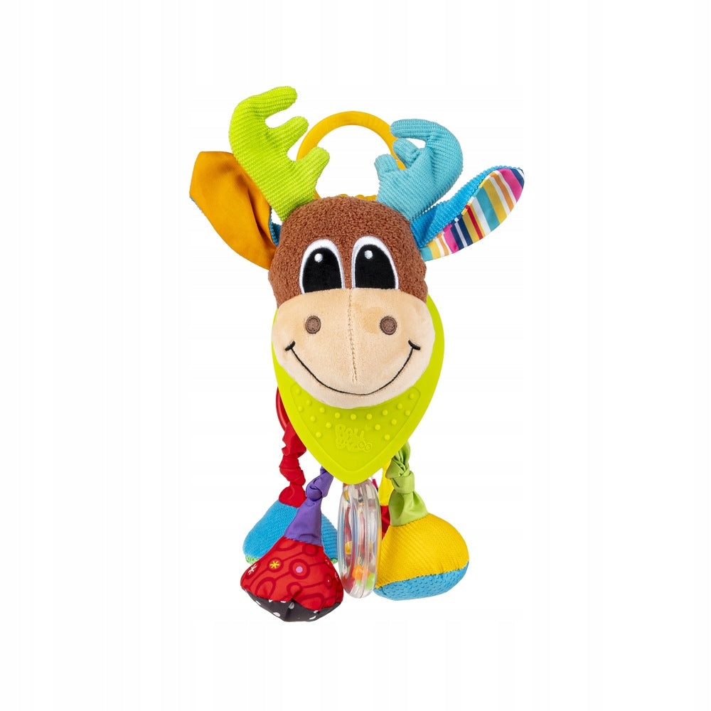 Pendant Moose Manny with vibration BaliBazoo 0m+ Brand Balibazoo