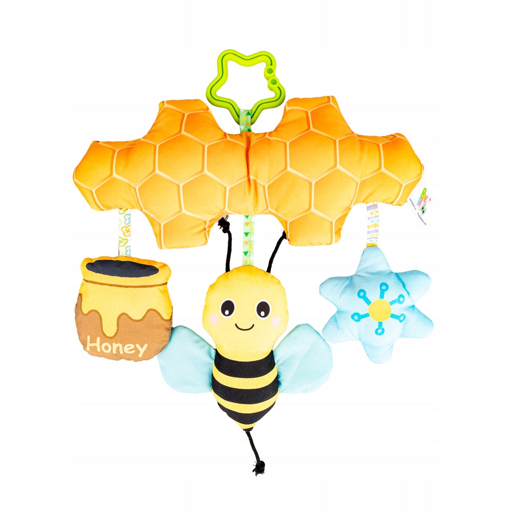 Pendant Sensory Bee 0m+ For Stroller Cot Tinker Bell Squeak Kind pendants