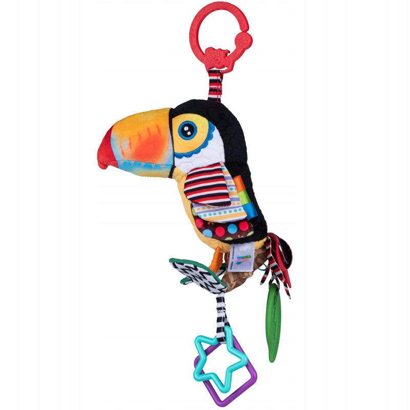 Pendant TOUCAN contrast pendant for stroller 81108 colorful bird Manufacturer code 10536