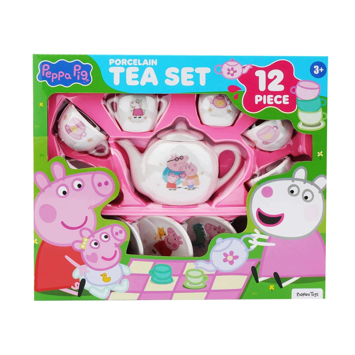 Peppa Pig Porcelain Service Tea Set 12 el.