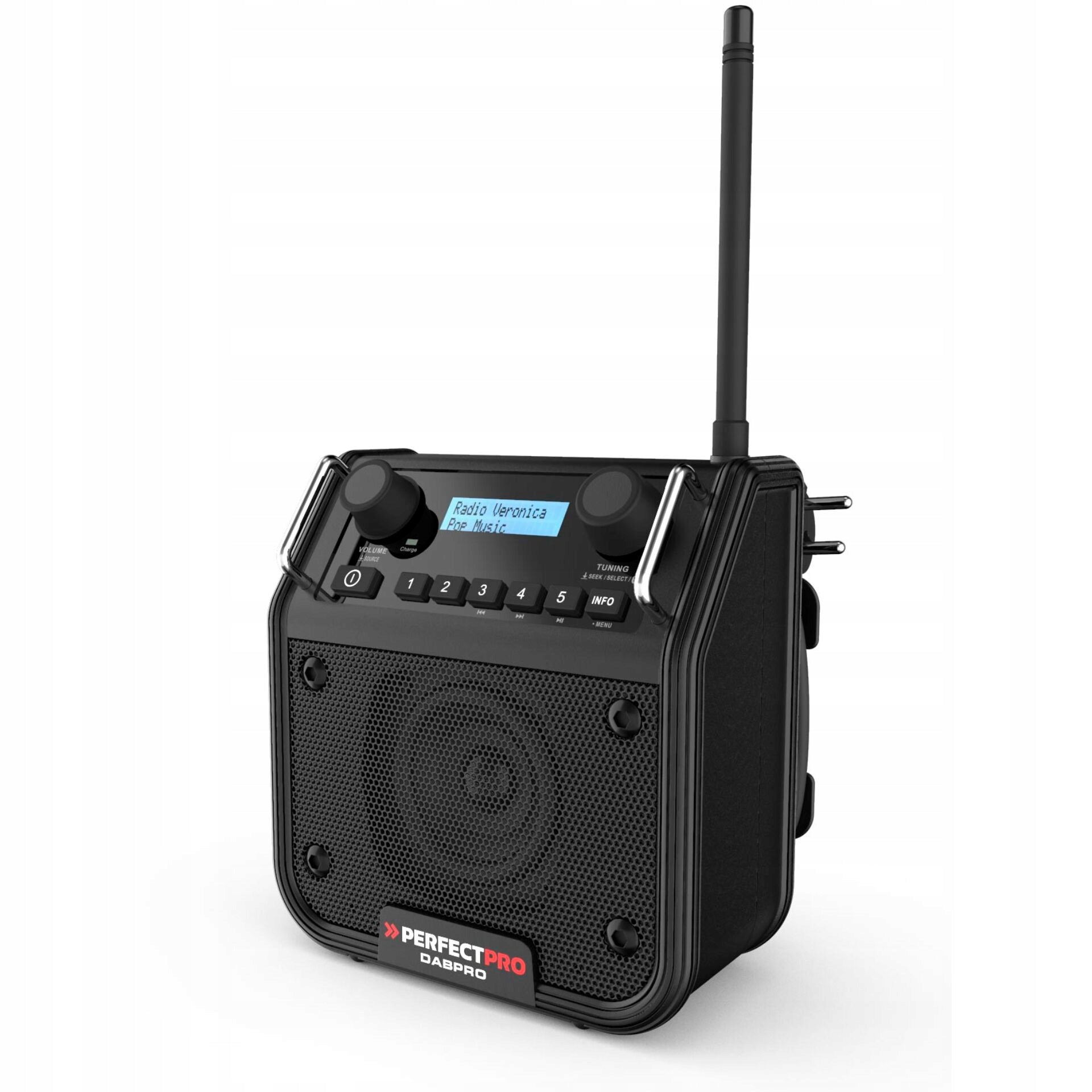 PerfectPro DABPRO 18V Job Site Radio Packaging status original