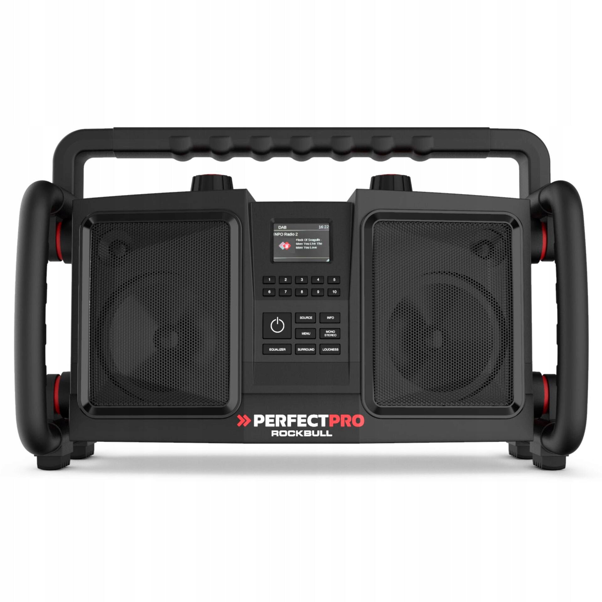 PerfectPro ROCKBULL Job Site Radio Packaging status original
