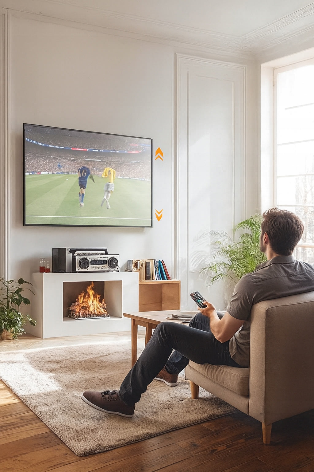 Perlegear PGMF18 TV Wall Mount 23 - 70", Full Motion, VESA 400x400, 50 kg Brand no brand