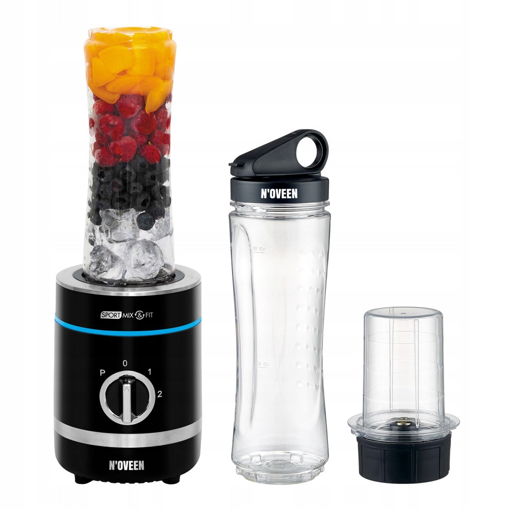 Personal Blender NOVEEN SB1000 2x600ml Smoothie Ice Grinder 300W