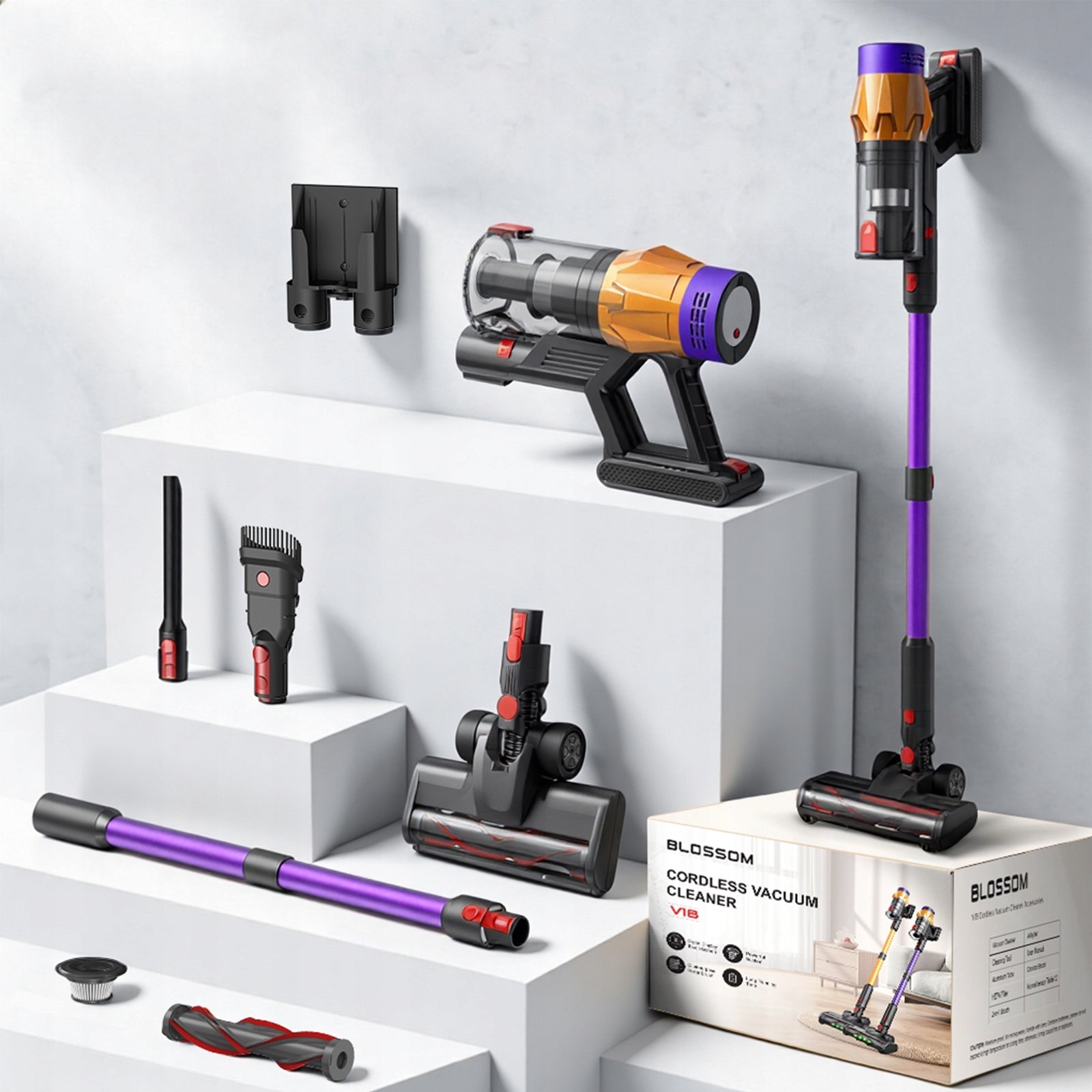 Pet hair vacuum cleaner Blossom V18 50KPa 550W HEPA Filter Manufacturer code 9331855024387