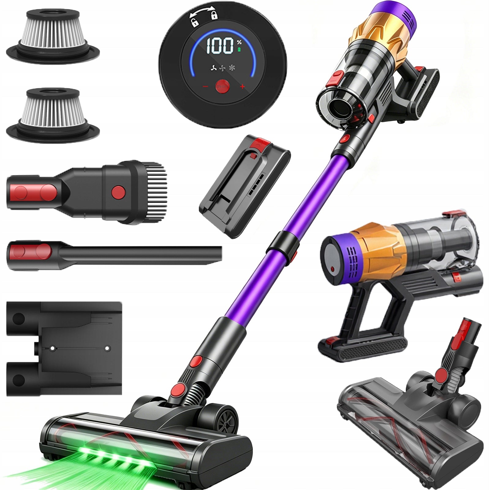 Pet hair vacuum cleaner Blossom V18 50KPa 550W HEPA Filter