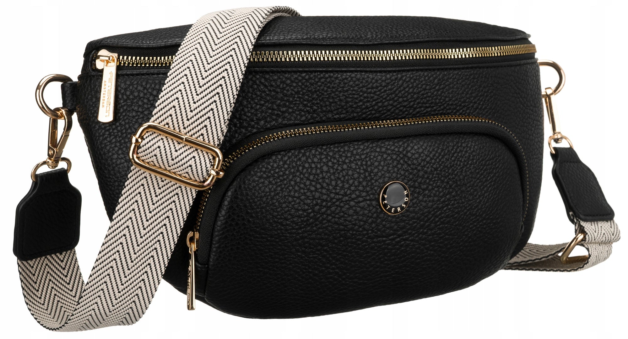 Peterson bum bag shoulder Bum Bag women's sachet 3520 BLACK black Manufacturer code PTN MIS-01-3520 BLAC