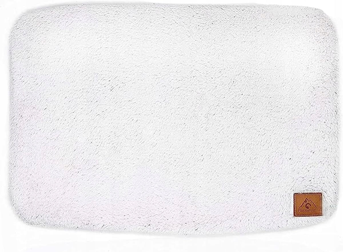 Pfotenolymp Cat Window Bed White Plush Washable Cover 52 cm x 36 cm