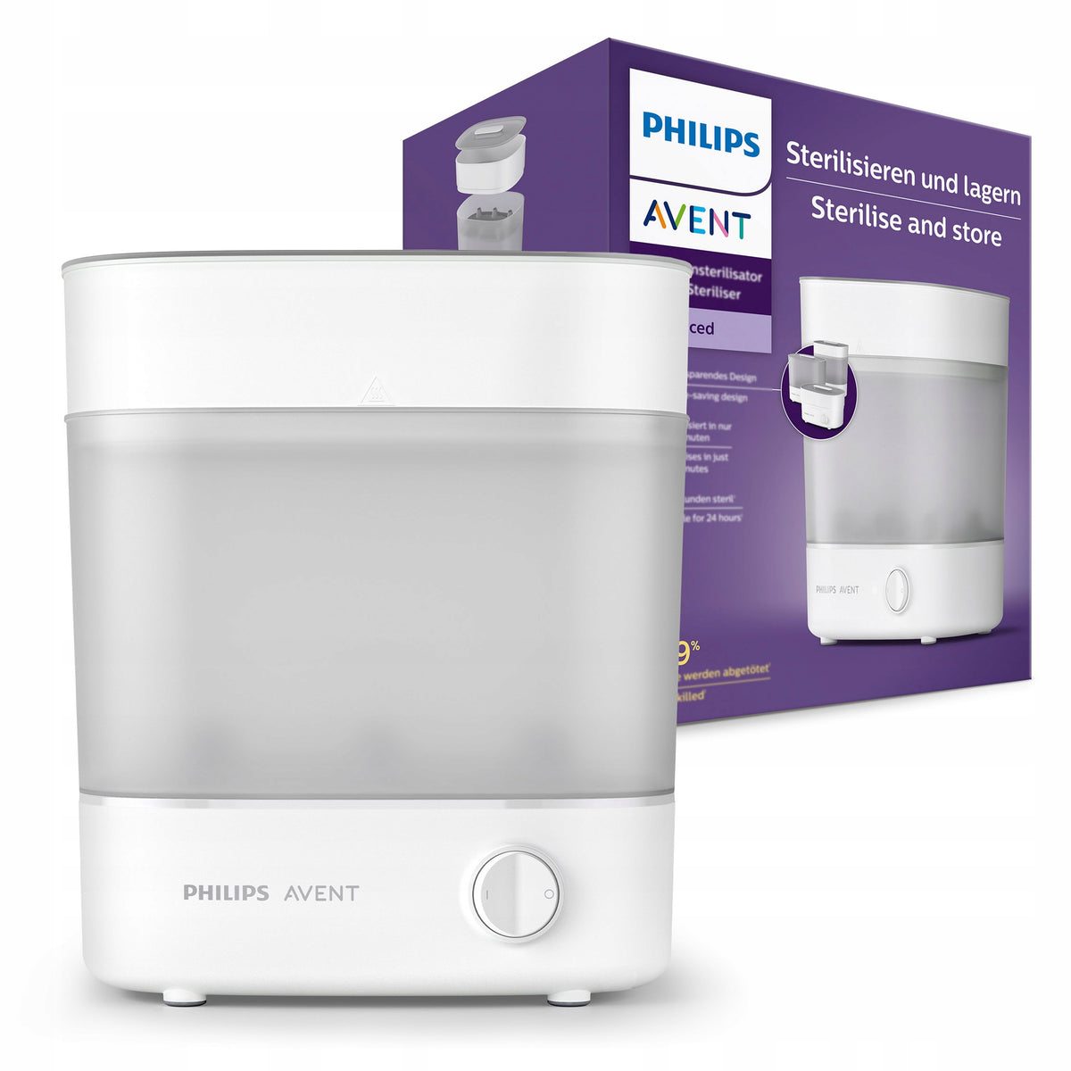 Philips Avent Electric Bottle Steam Sterilizer SCF291/00 Packaging status original