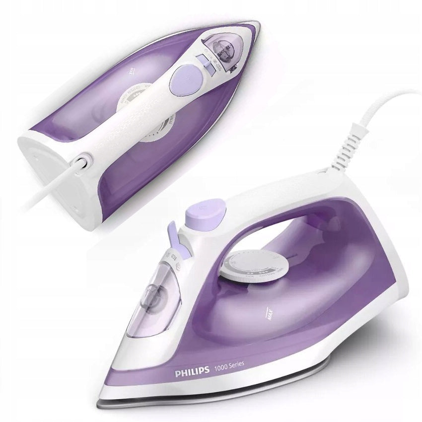 Philips DST1020/30 Iron 1800W Water Container 250ml Purple Steam