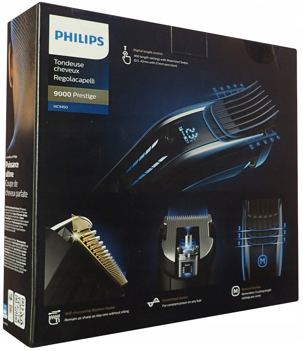 Philips HC9450/20 - Hair Clipper Pouch 3 Caps Manufacturer code HC9450/20