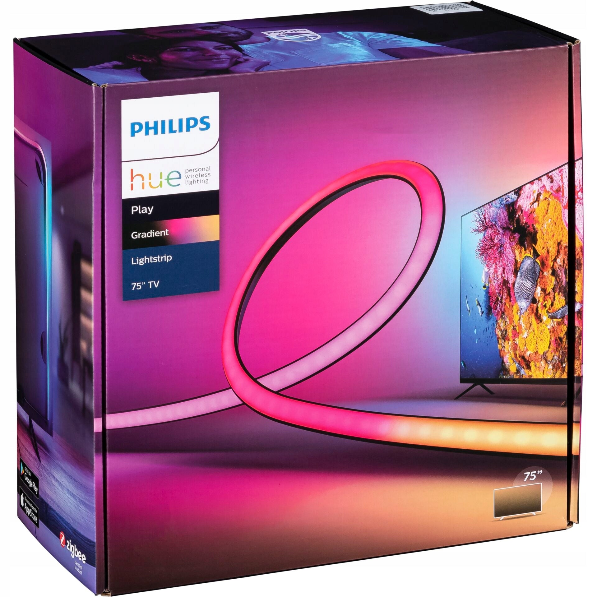 Philips Hue Gradient LED Lightstrip TV 75 inch
