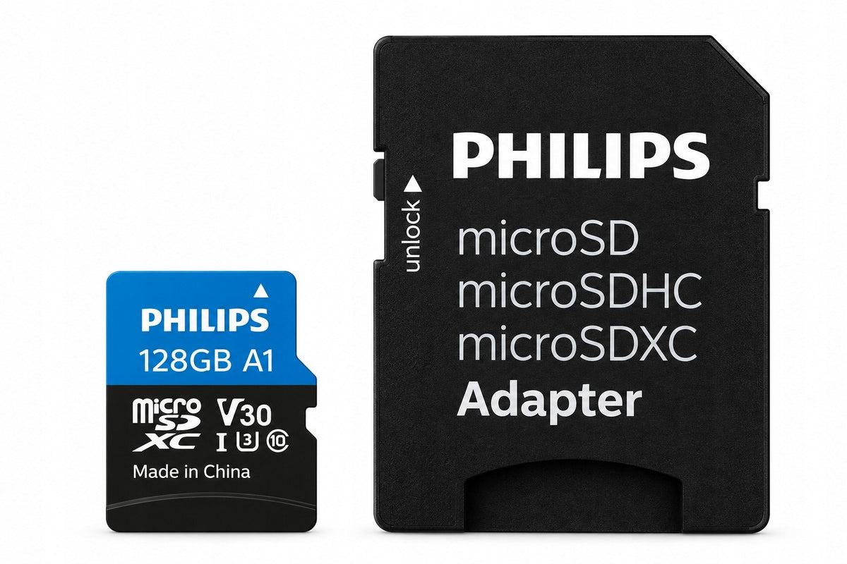 Philips MicroSDXC Card 128GB Class 10 UHS-I U1 incl. adapter