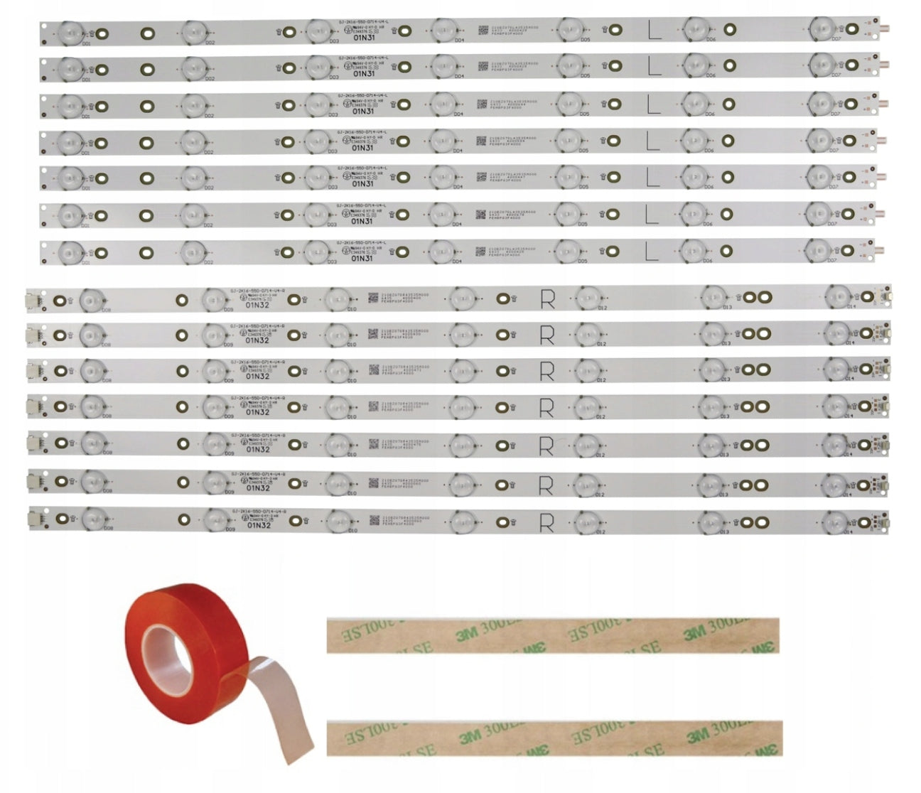 Philips PHILIPS 55PUS6561 55PFF5701 55PUS6501 TPT550J1-QUBN0.K LED strips