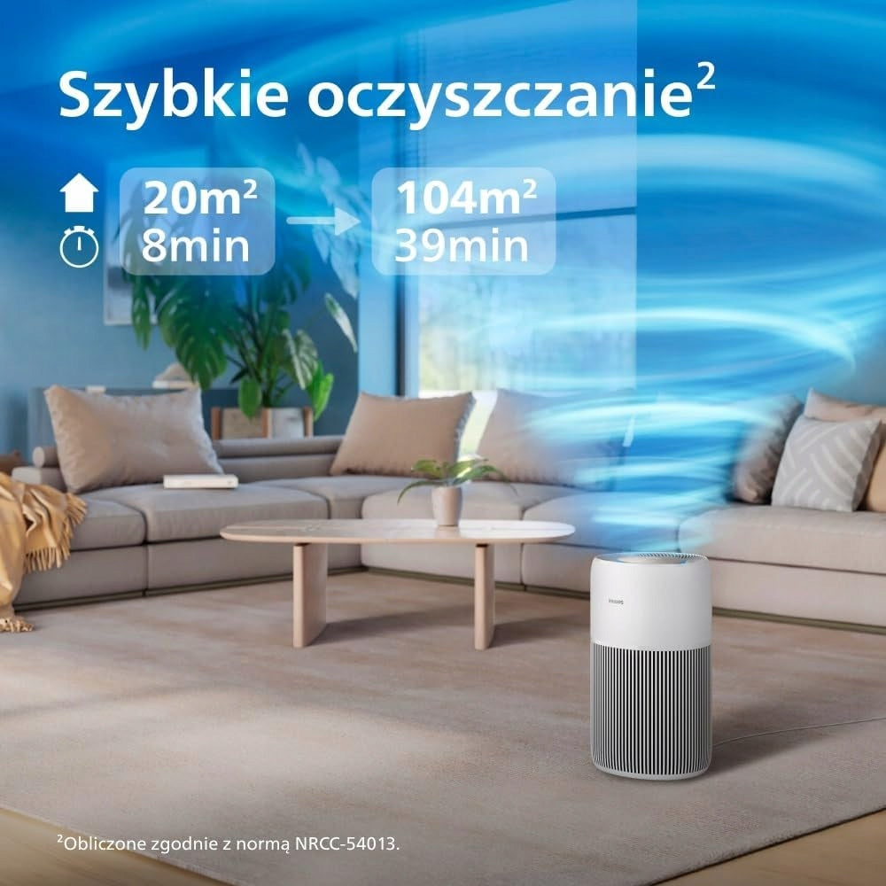 Philips Series 2200 HEPA + Carbon Air Purifier up to 104m² AC2210/10 Manufacturer code AC2210/10
