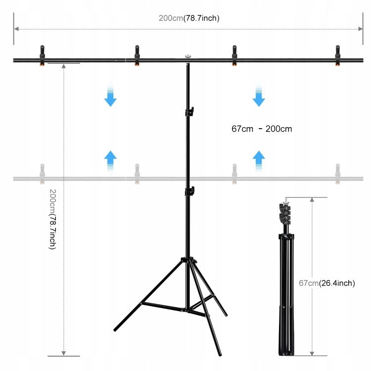 Photo Background Tripod Photography 200x200 + Material Background Green Manufacturer code 00013A07