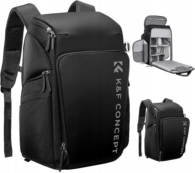 Photo Backpack 25l Camera Bag for CANON NIKON K&F Alpha Air