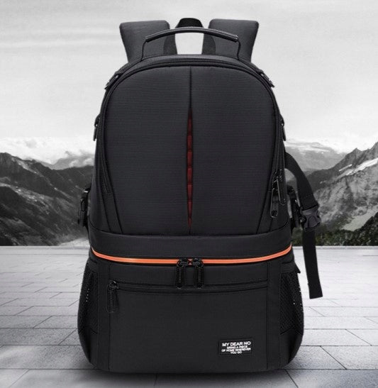 Photo Backpack for Camera Lens Spacious Tourist Travel NEON Brand Puluz