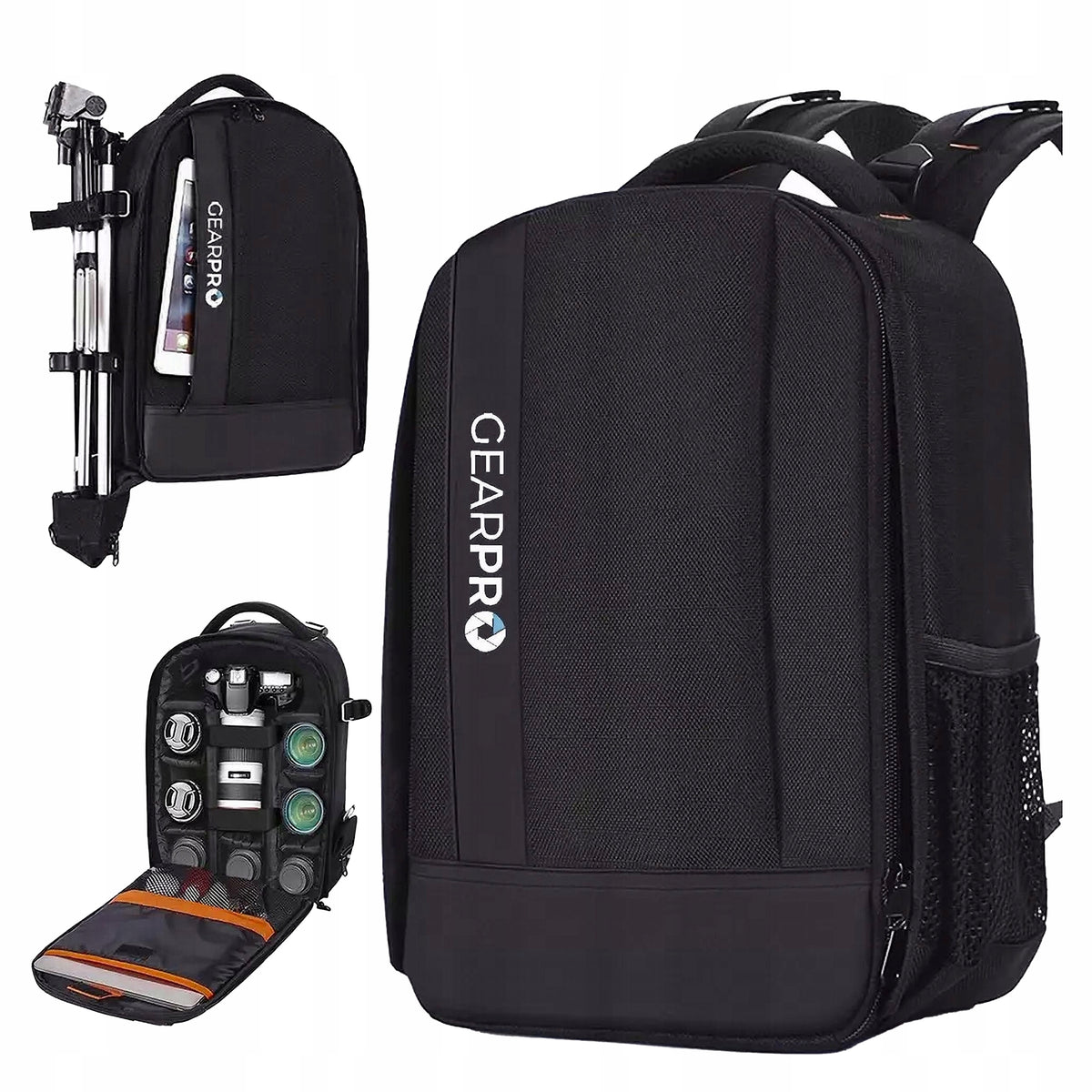Photo Backpack for Photographer Operator Accessories black