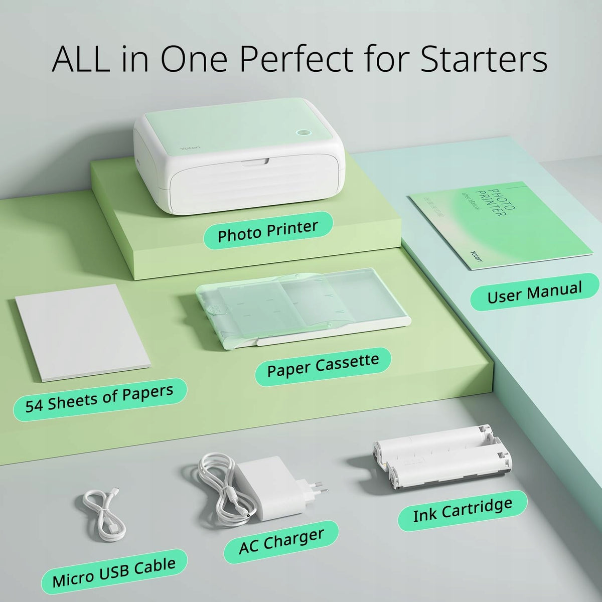 Photo Printer YOTON YP01 USB + Wi-Fi Packaging status original