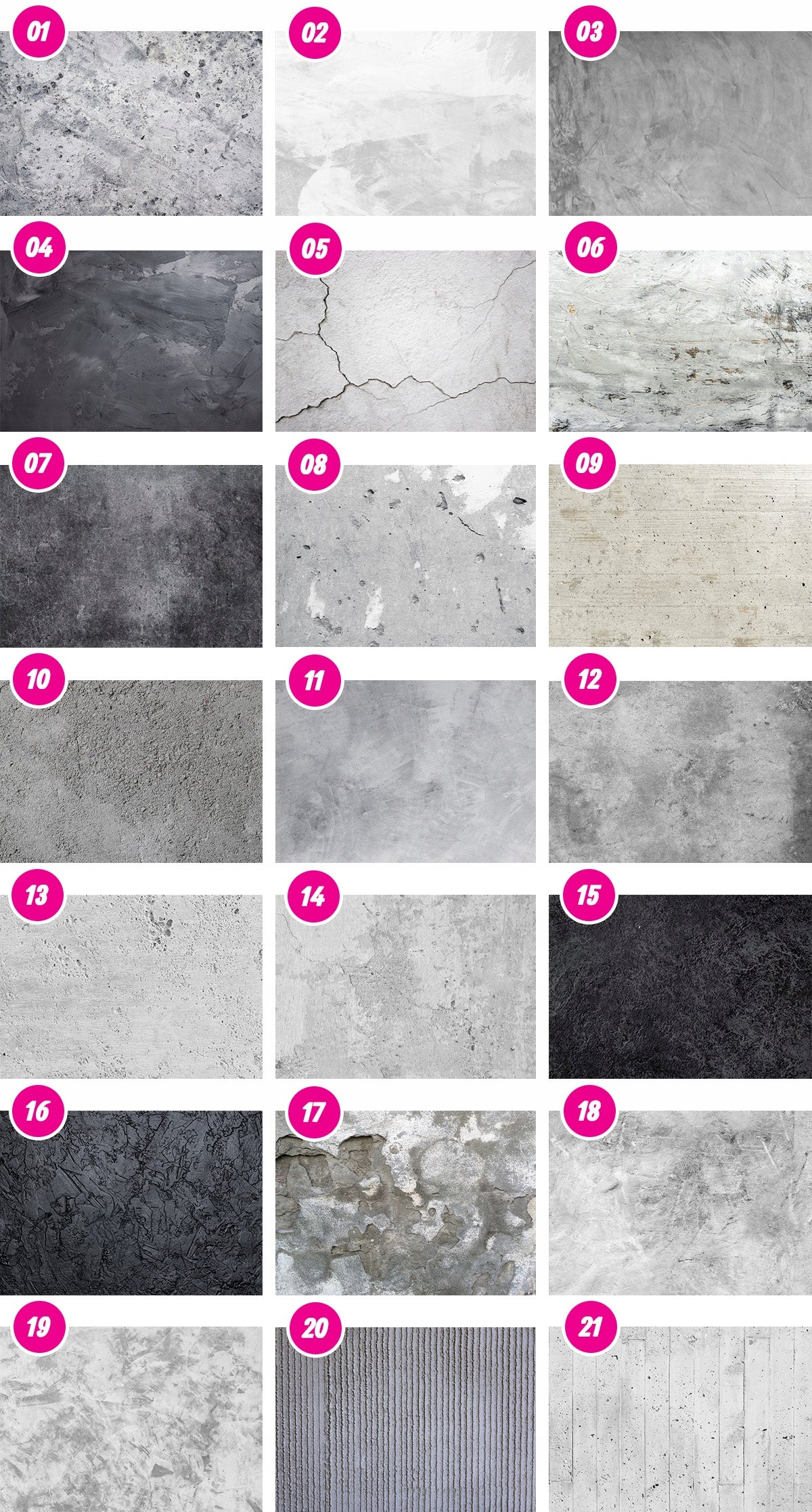 Photo background 70x90 cm VINYL waterproof CONCRETE WALL photography Manufacturer no brand