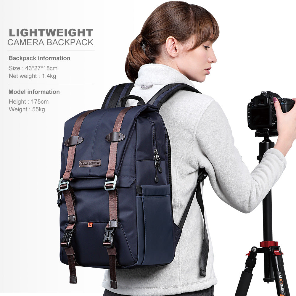 Photo backpack K&F Concept Classic navy blue 20l KF13.087 Manufacturer code KF13.087