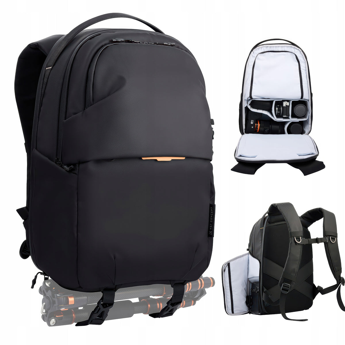 Photo backpack K&F Concept Urban Wander 03 25 l - black