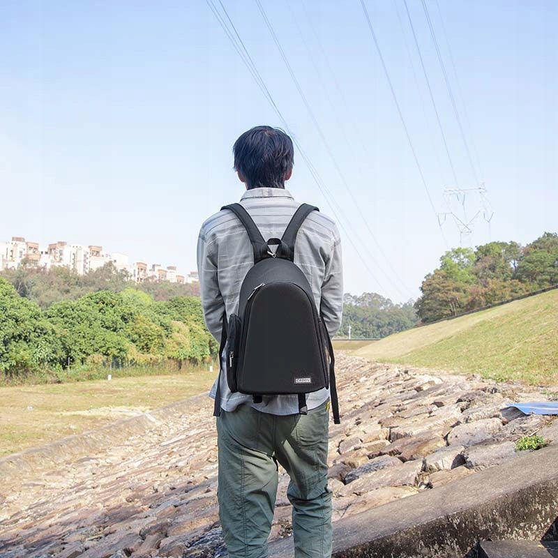 Photo backpack for one shoulder Caden D17 black Color black