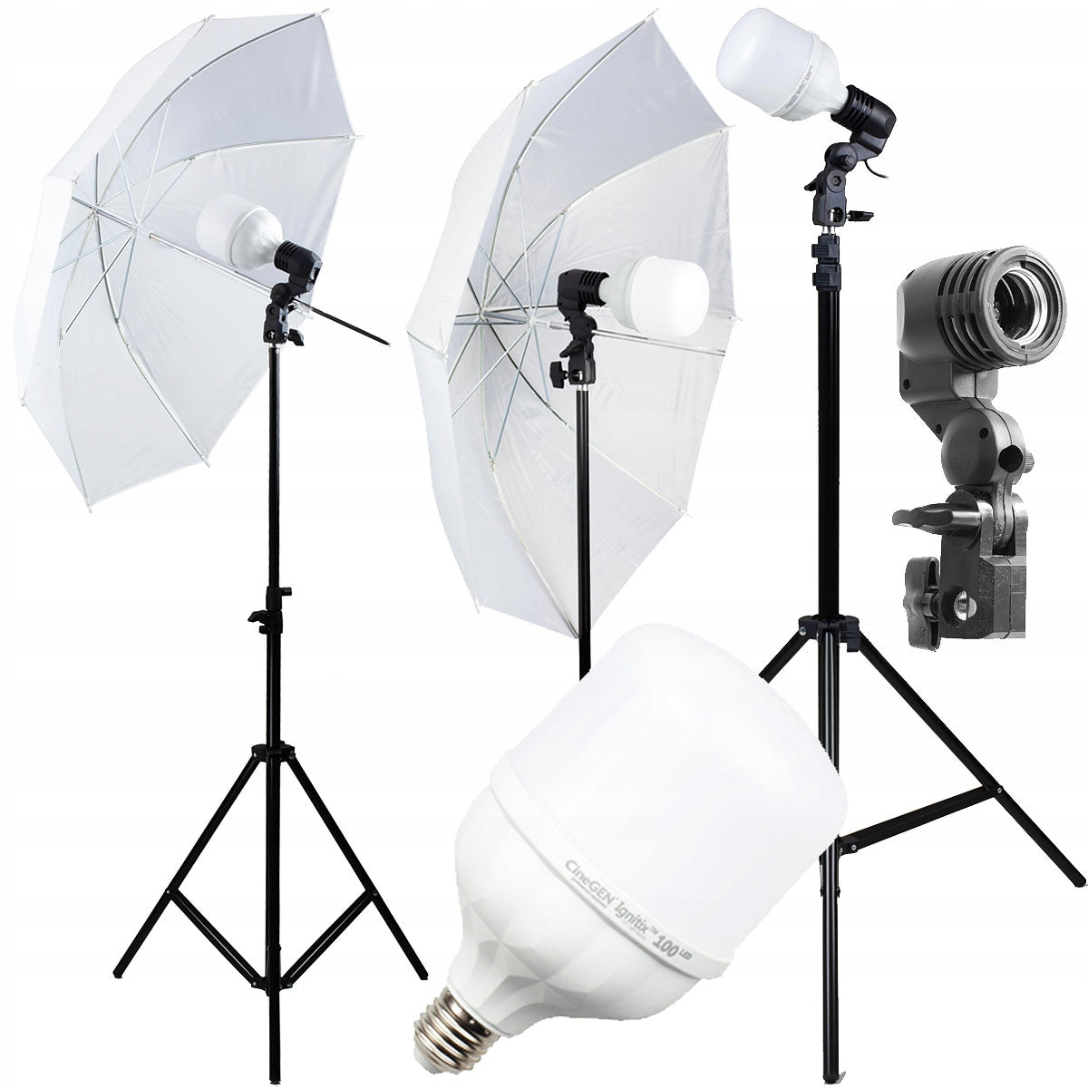 Photo lamp LED bulb 5500K+ tripod