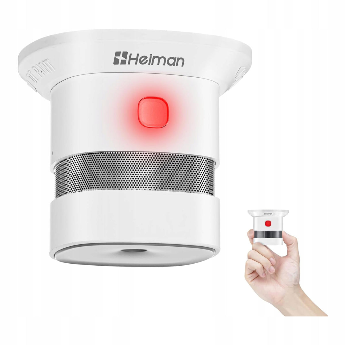 Photoelectric fire smoke detector 10 years battery loud alarm EN14604
