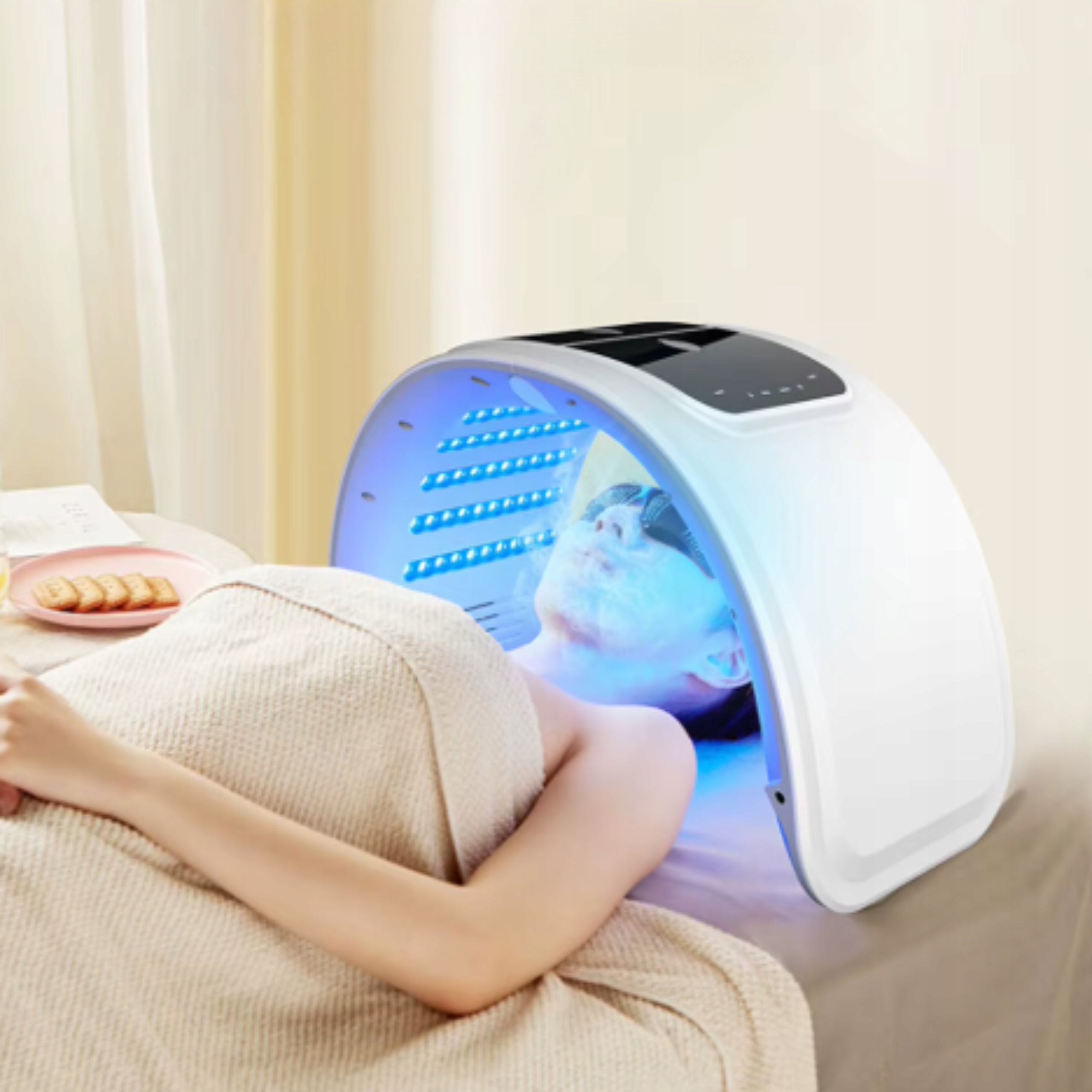 Photon Lamp For Photon Therapy LED Light Spray Reduction Wrinkle Packaging status original