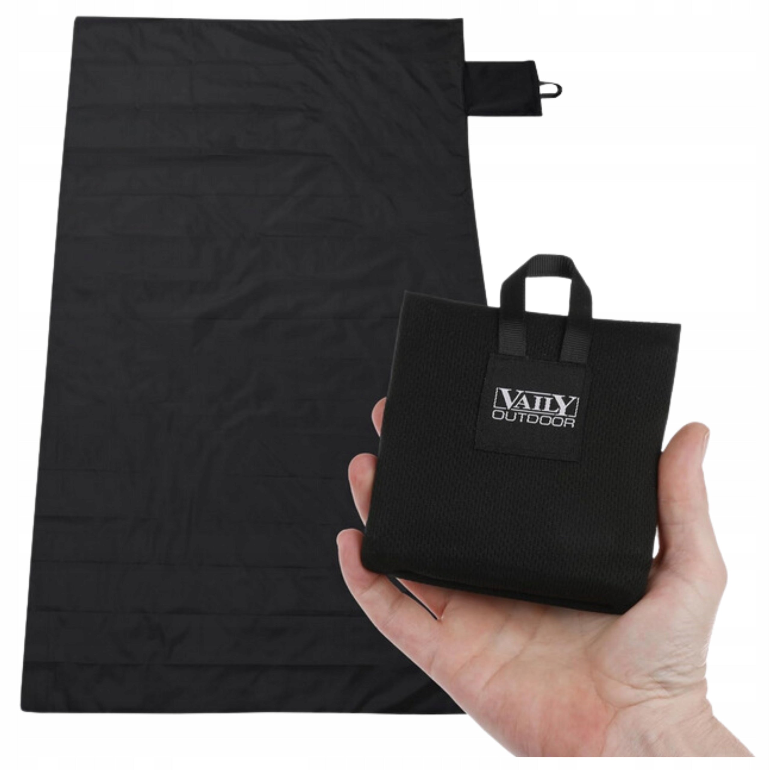 Picnic Blanket Pocket Mini Beach Mat Lightweight Waterproof 140x80cm