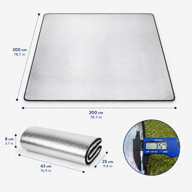 Picnic mat ultra-light multifunctional 200x200 cm, waterproof mat M Packaging status original