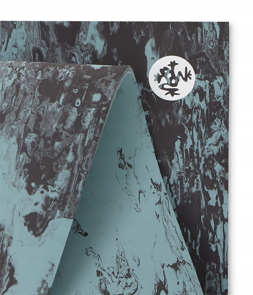 Pilates Fitness Exercise Mat Manduka Rheo 8mm - Blue Lotus Marble Packaging status original