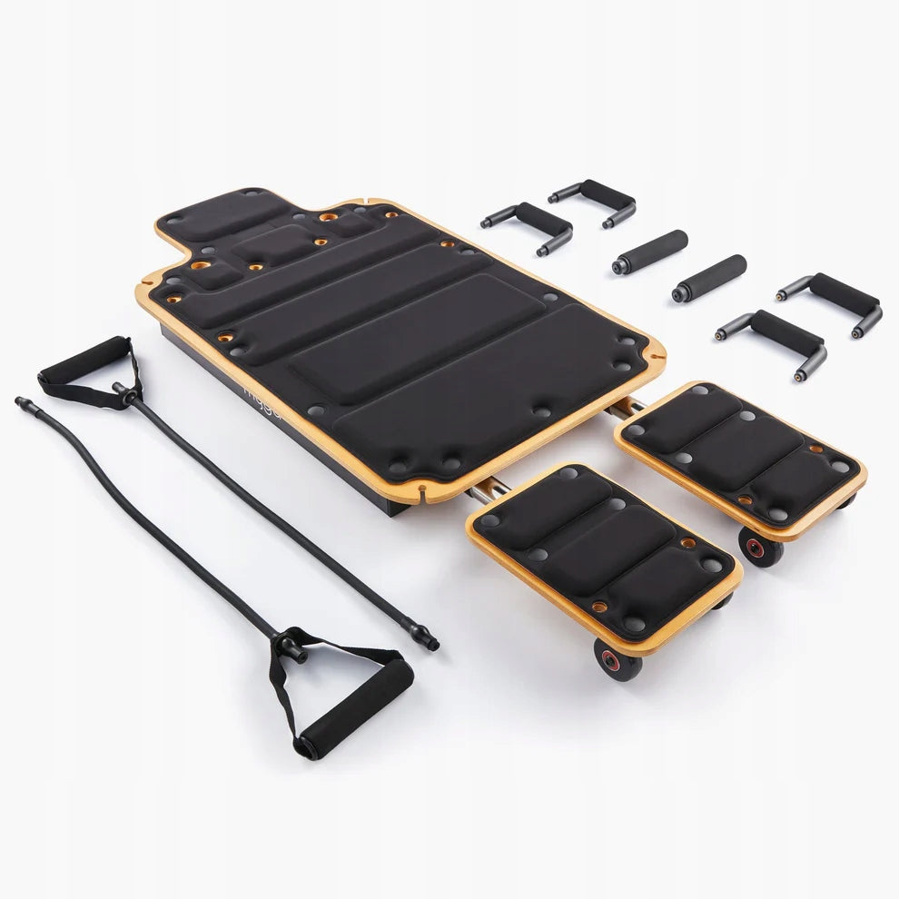 Pilates Reformer Myga Exercise Board Wooden Exercise Machine Packaging status original