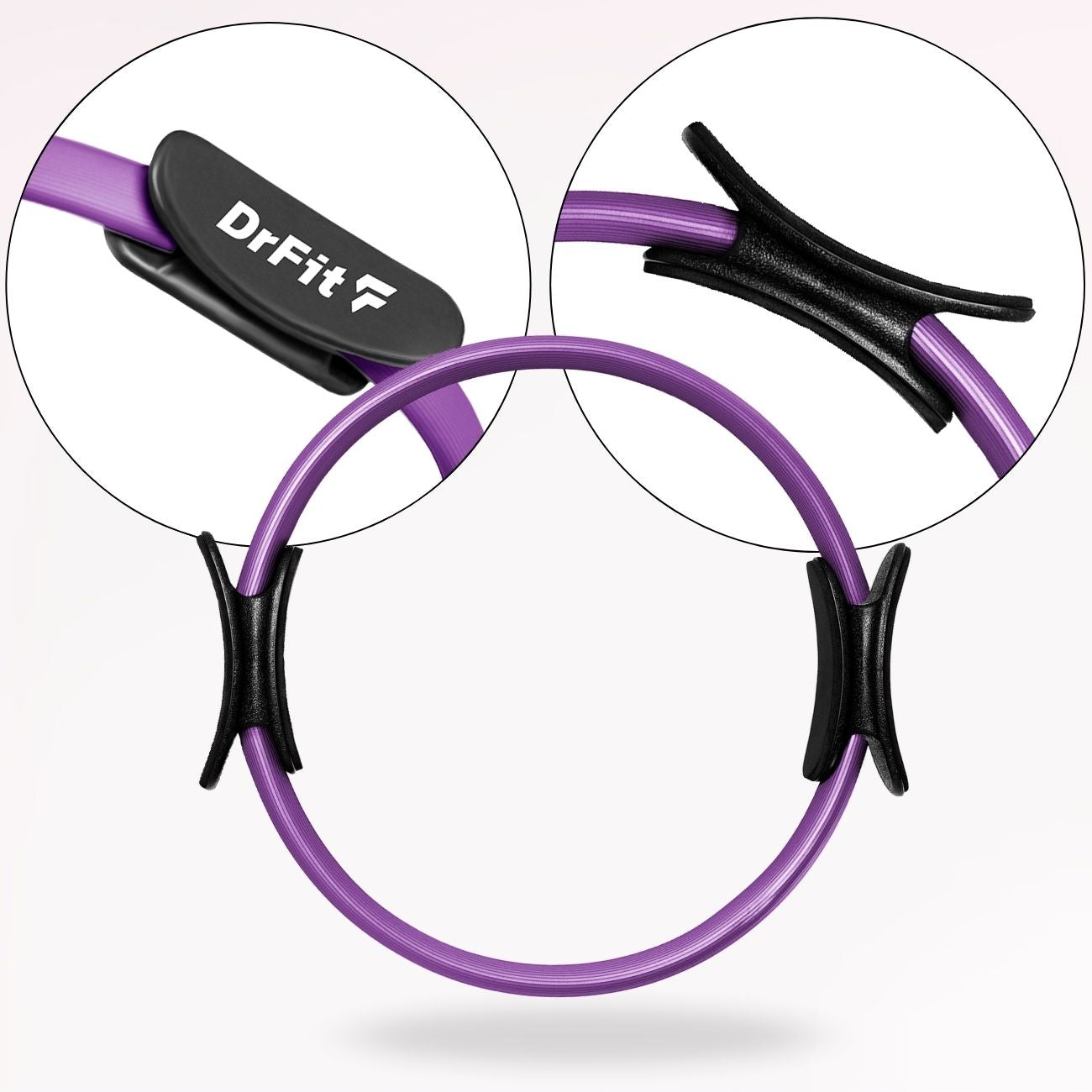 Pilates Ring Exercise Wheel Yoga Hoop 36 cm Purple DrFit Kind ring