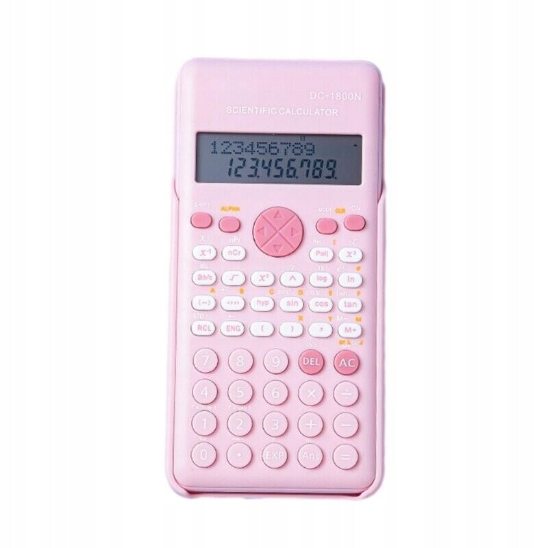 Pink 2 Line Scientific Calculator 240 Engineering Functions EAN (GTIN) 5907106779739