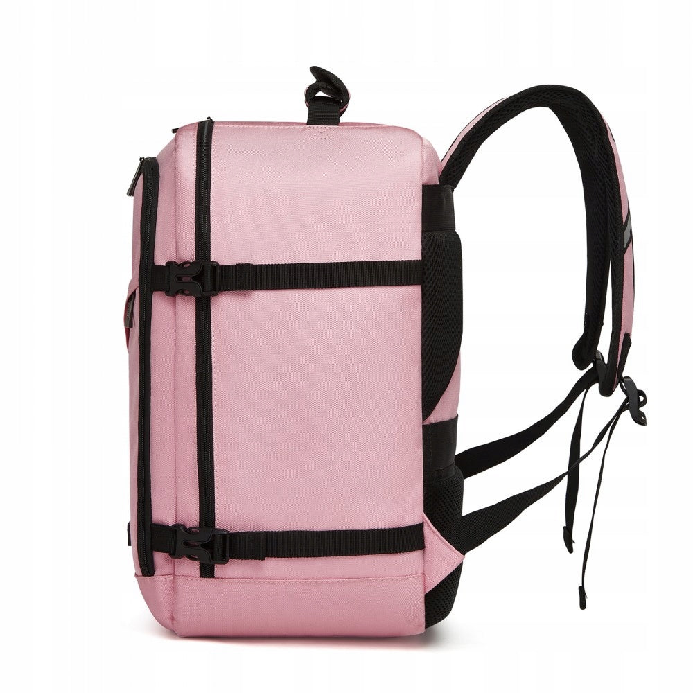Pink Backpack for Airplane Women's RYANAIR WIZZAIR 40x30x20 Expander Packaging status original