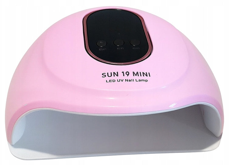 Pink UV LED Nail Lamp SUN 19 MINI Quick Curing Lacquer